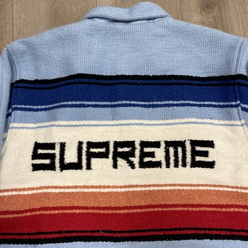 Supreme Tlaxcala Blanket Jacket Light Blue - Pre-Owned - photo 3