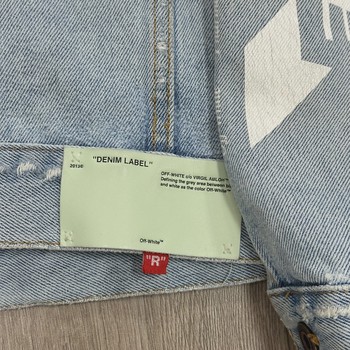 Off-White "Temperature" Denim Jacket • Pre-Owned [8353] - view 11