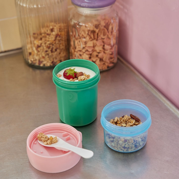 BREAKFAST CONTAINER - GREEN/BLUE