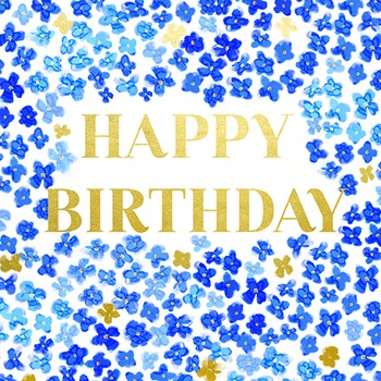 Ling Design - BDAY OPEN/Blooms of Blue - II1504