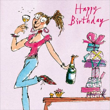 Woodmansterne - Girl + Cat - Greetings Card