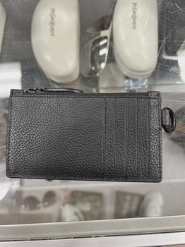 Coach Zip Card Case Black • Brand New [5369] - view 2