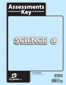 BJU SCIENCE 1 TEST KEY 4TH ED