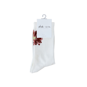 Luna Socks – Duinroos White