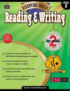 Essential Skills Reading and Writing Grade 3 — Teacher Created Resources, Inc (A)