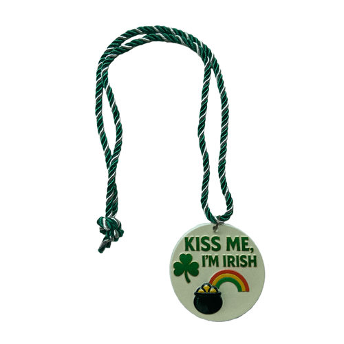 HS0829N - 3'' White Irish Polystone w/Braid Rope