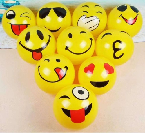 NY0928N - 6" Emoji Light Up Beach Ball