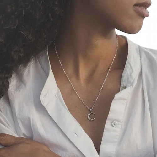 MOON PHASES NECKLACE / FULL MOON