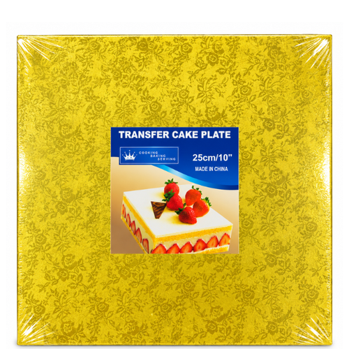 10" Square Cake Drum – 1/2" Thick Heavy-Duty Cake Board