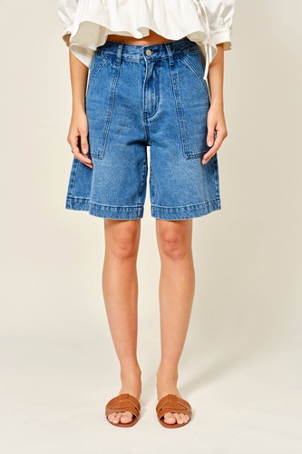 A. Line Bermuda Shorts