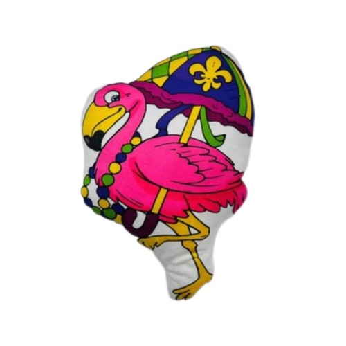 PA0141N - 10" PLUSH MG FLAMINGO PILLOW