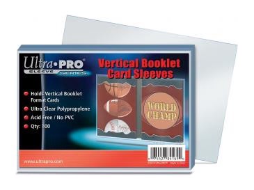 Ultra Pro Vertical Booklet Card Sleeves