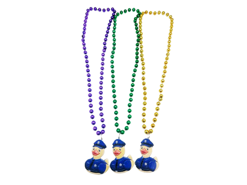HS0338N - Policeman Duck Polystone Beads