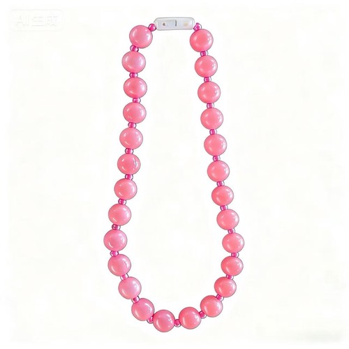 HS0793N - 38.5" LED Pearl Pink 3cm Beads