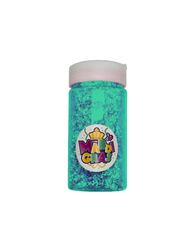 DC0040N - 8oz Turquoise Glitter