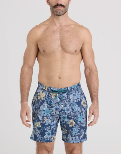SAXX Oh Buoy Tropic Burst-Dark Denim
