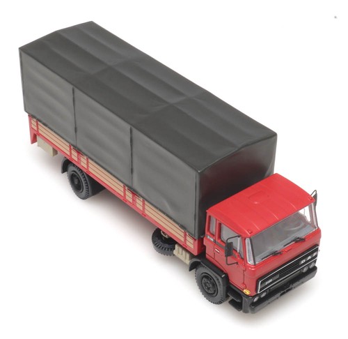 Artitec 487.052.02 - H0 | DAF kantelcabine B, open bak, huif, rood
