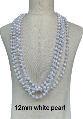 TB1130 - 48"X12mm Pearl Round White