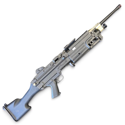 Used Cybergun x FN M249 MINIMI SAW Machine Gun w/ Metal Receiver - A&K (Model: MK II / Black) | Pre-Owned