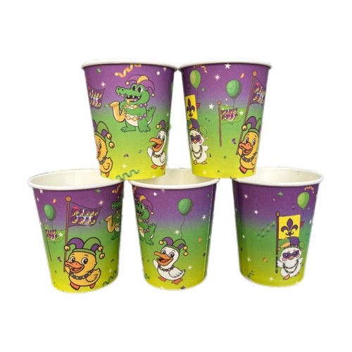 NY1931N - 9oz Mardi Gras Paper Cups