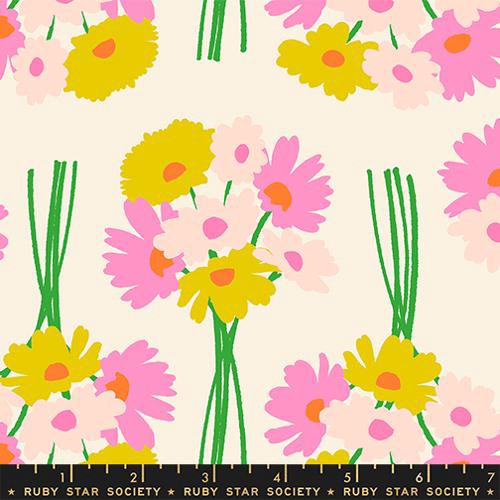 Flower Dept Florals Vintage Retro - Natural | Sparkle Mart Online