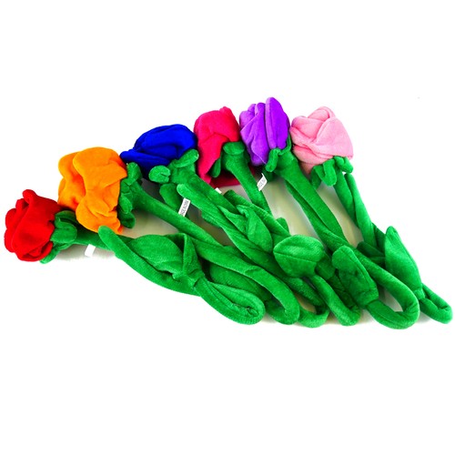 PA6065 - 25" Rose Mix Color Plush
