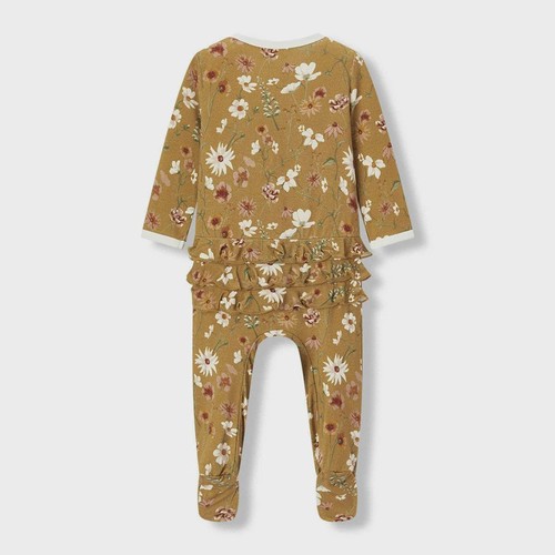 Wildflower Ruffle Footed Romper