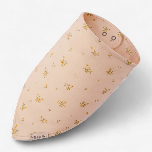 Dainty Flower Kerchief Bib
