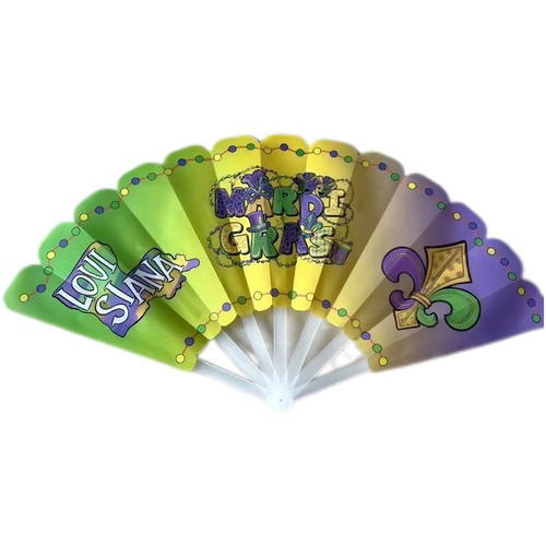 NY0263N - Mardi Gras Fan PGG
