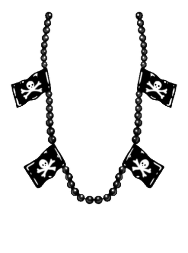 4W Black Pirate Flag