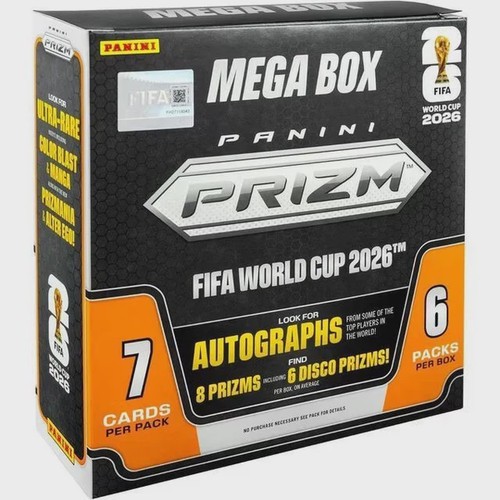 2026 Panini Prizm FIFA World Cup Soccer Mega Box