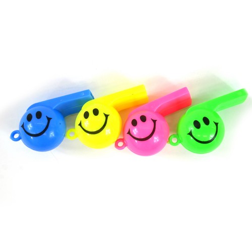 NY0257N - 2" Smiley Face Whistles
