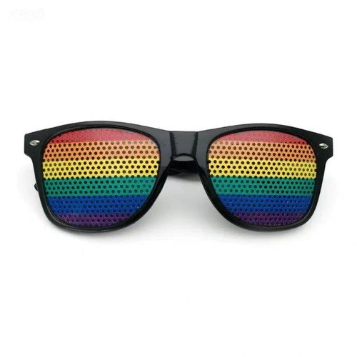 NY1908N - Rainbow Pinhole Glasses