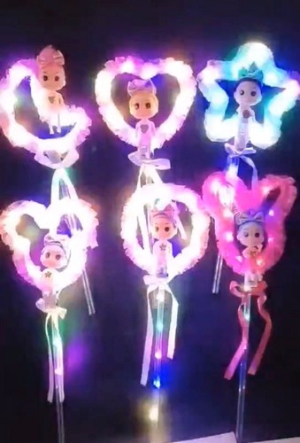 NY1011N - Light Up Princess Wand w/circle