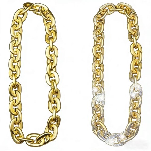HS0105N - Lg LED chain Gold (aka LP9018)