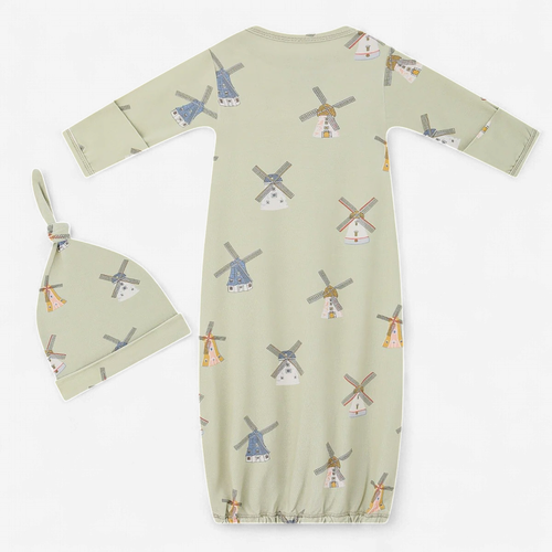 Windmill Newborn Hat &amp; Gown