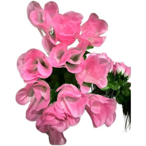 NY0060N - Pink Plastic Rose