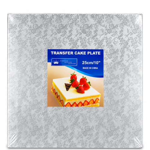 10" Square Cake Drum – 1/2" Thick Heavy-Duty Cake Board