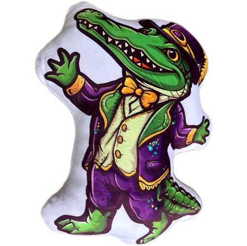 PA0147N - Printed MG Alligator Plush