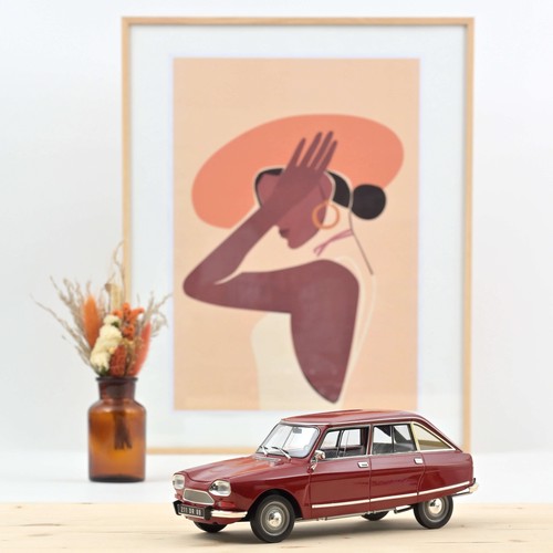 Norev 1:18 - Citroën Ami 8 Club 1969 Massena Red