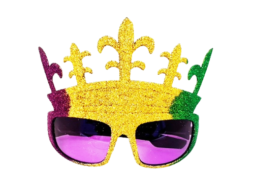 NY0980N - Mardi Gras Sunglasses Crown PGG