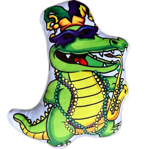 PA0140N - 10" PLUSH MG GATOR PILLOW
