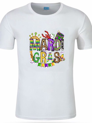 NY0905N - Mardi Gras T Shirt Mix Size