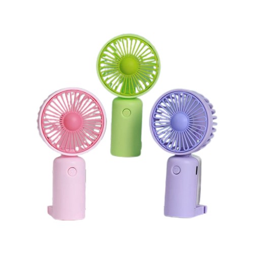 NY1904N - Pink Green Purple Color Charging Handheld Fans