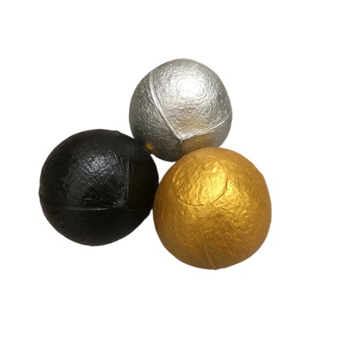 NY0606N - MIX SILVER/BLACK/ GOLD COCONUT
