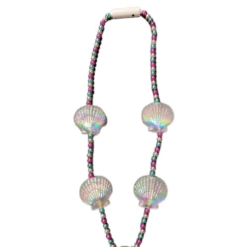 HS0325N - Light Up Shell Beads Necklace
