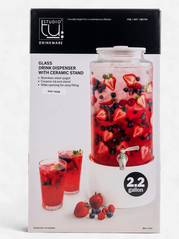 Glass Drink Dispenser