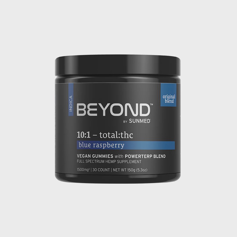 Beyond Gummy 10:1 Blue Raspberry Indica 1500mg