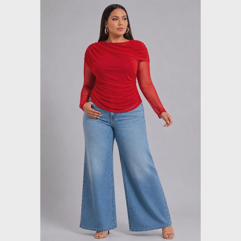 Sculpted Drape Top