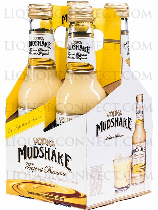 VODKA MUDSHAKE TROPICAL BANANA 4PK